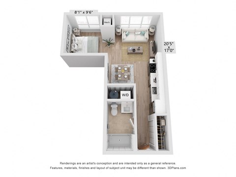 3401 W Payton Place Studio-3 Beds Apartment for Rent - Photo Gallery 24